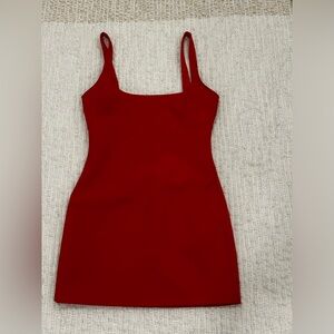 Zara red mini dress. Size Med.. NEW W TAGS